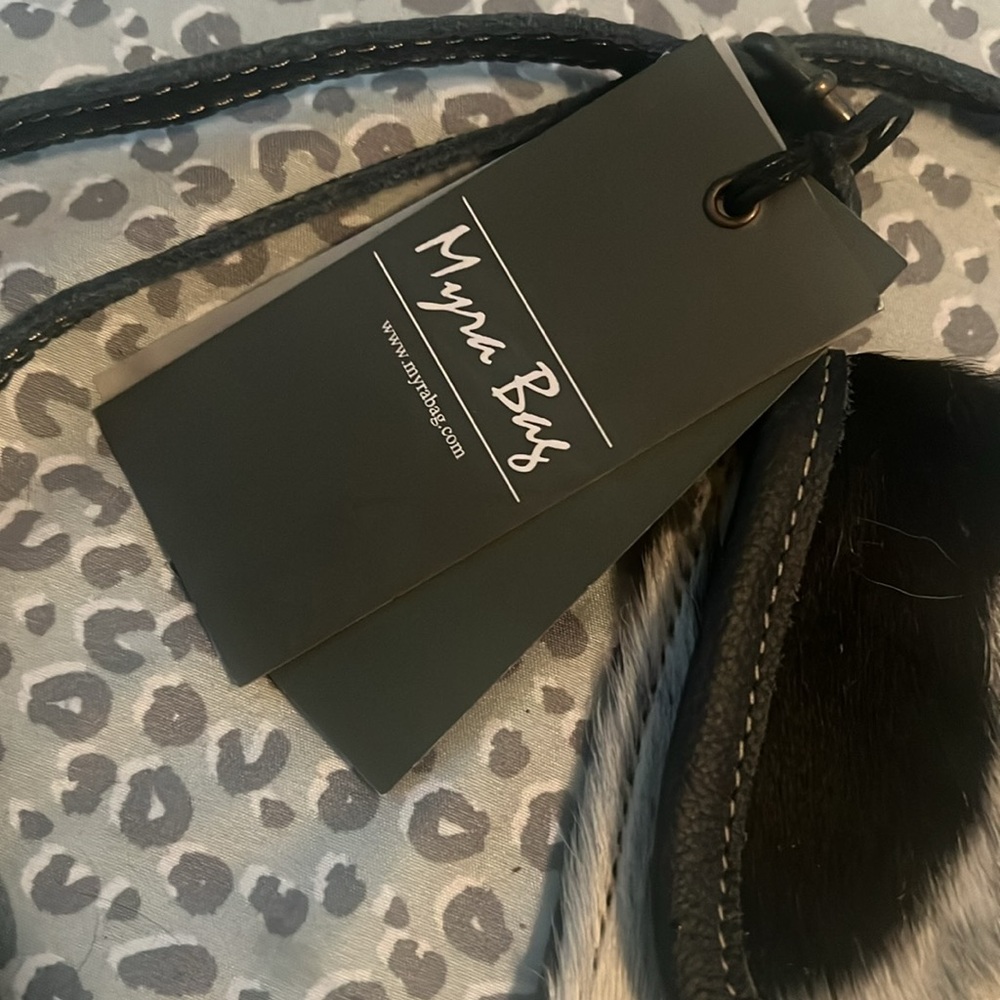 Myra Hair on Hide Crossbody - Picture 2 of 6